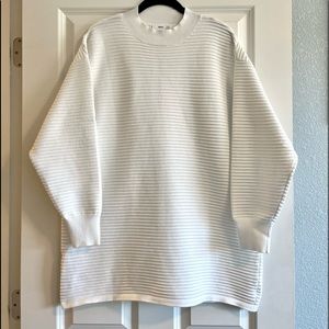 MANGO Mock-Neck Tunic Sweater